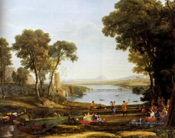  paysage - Paysage avec le mariage d’Isaac et de Rebekah Claude Lorrain